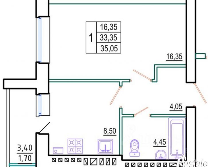 1-комн квартира Шахты г.