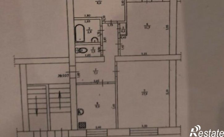 3-комн квартира переулок Булавина, 36,  д. 36