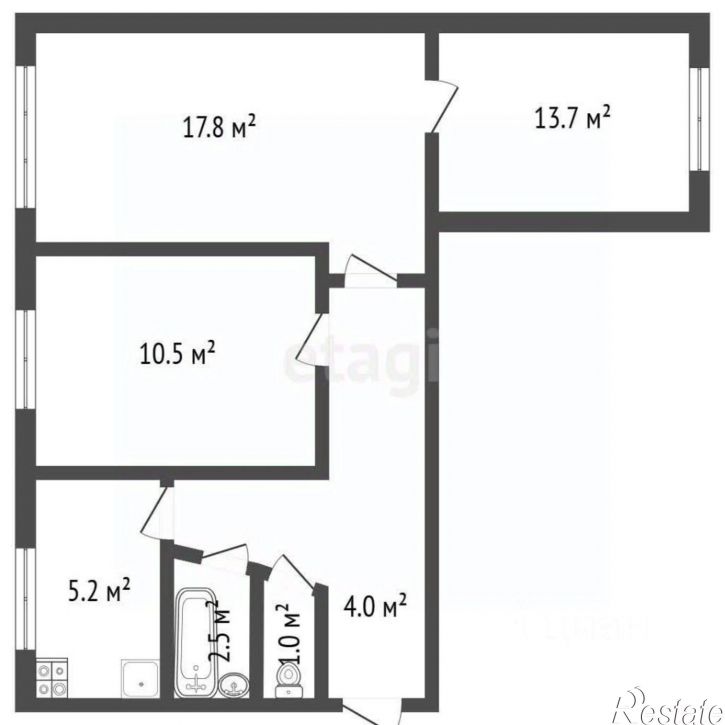3-комн квартира ул Индустриальная, 6,  д. 6