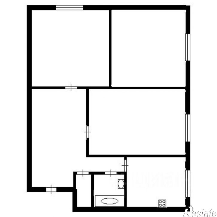3-комн квартира пер Татаркина, 6,  д. 6