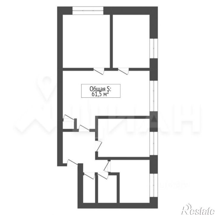 3-комн квартира ул Индустриальная, 10,  д. 10