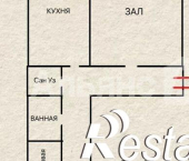 2-комн, 49кв м, этаж 1/2 Дачная улица, 230